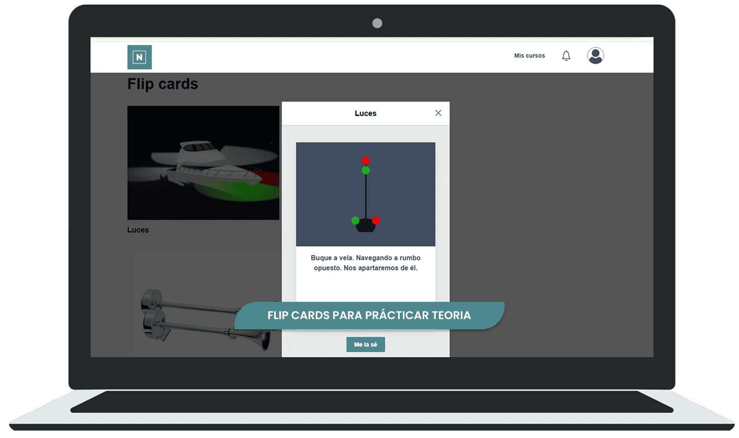 Flip cards para practicar la teoria